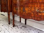 A Pair of 18th C Modina King Wood & Olive Wood Two Drawer Commodes