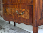 A Pair of 18th C Modina King Wood & Olive Wood Two Drawer Commodes
