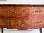 A Pair of 18th C Modina King Wood & Olive Wood Two Drawer Commodes
