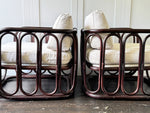 A Pair of 1970's Italian Bentwood Armchairs