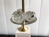 A Pair of 1970's Maison Charles Style Table Lamps with Glass Fruit Decoration