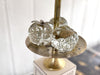 A Pair of 1970's Maison Charles Style Table Lamps with Glass Fruit Decoration
