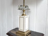 A Pair of 1970's Maison Charles Style Table Lamps with Glass Fruit Decoration