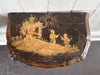 A Pair of 19th C Venetian Chinoiserie Lacquered Wall Mounts with Drawer