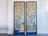 A Pair of Late 19th C Japanese Hand-Painted Panels