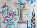 A Pair of Late 19th C Japanese Hand-Painted Panels