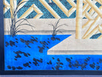 A Pair of Late 19th C Japanese Hand-Painted Panels