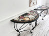 A Pair of Late 19th C Ashford Marble Pietra Dura Console Tables