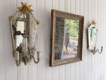 A Large Pair of Late 19th C Venetian Murano Mirror Appliques