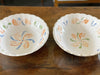 A Pair of Early 20th C Scalloped Ceramic French Bowls