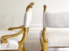A Pair of Petite Regency Gilt Wood Armchairs
