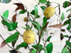 A Pair of Large 1930's Italian Polychrome Tole Lemon Trees