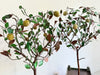 A Pair of Large 1930's Italian Polychrome Tole Lemon Trees