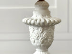 A Pair of 1960's White Manises Table Lights
