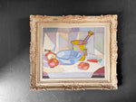 A Large Oil on Board Abstract Still Life by Alfréd Réth in Montparnasse Frame