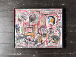 A 1960's Abstract Oil on Canvas by Patrick Bouchon