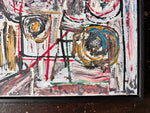 A 1960's Abstract Oil on Canvas by Patrick Bouchon
