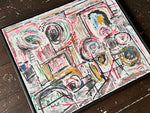 A 1960's Abstract Oil on Canvas by Patrick Bouchon