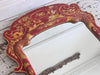 A 1920's Pierre Lottier Scarlet Chinoiserie Mirror