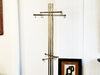 A 1960's Renato Zevi Brass Plated & Marble Coat Stand