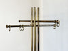 A 1960's Renato Zevi Brass Plated & Marble Coat Stand