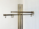 A 1960's Renato Zevi Brass Plated & Marble Coat Stand