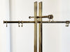 A 1960's Renato Zevi Brass Plated & Marble Coat Stand