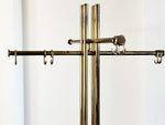 A 1960's Renato Zevi Brass Plated & Marble Coat Stand