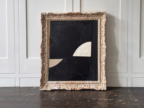 An Acrylic on Vintage Board by Russell Baker in Montparnasse Frame