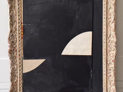 An Acrylic on Vintage Board by Russell Baker in Montparnasse Frame