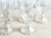 A Set of Antique French Baccarat Crystal Wine Glasses