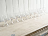 A Set of Antique French Baccarat Crystal Wine Glasses