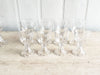 A Set of Antique French Baccarat Crystal Wine Glasses