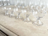 A Set of Antique French Baccarat Crystal Wine Glasses