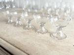 A Set of Antique French Baccarat Crystal Wine Glasses