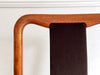A Set of 6 1960's Danish Dining Chairs in Dark Brown Velvet by Boltinge