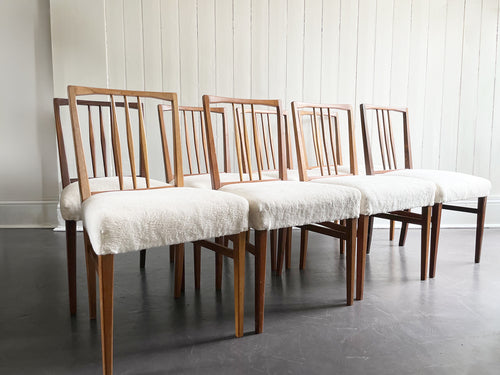 A Set of 8 1950's Gordon Russell Dining Chairs