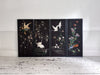 A Set of Four 1930's Embroidered Japanese Silk Panels