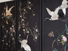 A Set of Four 1930's Embroidered Japanese Silk Panels