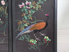 A Set of Four 1930's Embroidered Japanese Silk Panels