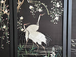 A Set of Four 1930's Embroidered Japanese Silk Panels
