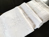 Antique French Monogrammed Linen Sheet - 'LH' - Four available