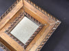 A Small 19th C Italian Ribbon Carved Giltwood Mirror
