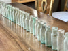 22 Small Antique Glass Bottles - Sold in 3's