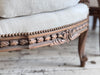 Two Pairs of Carved 19th C Louis XVI Style Carved Frame Bergères