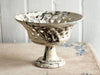 Vintage Pichon d'Uzès Marbled Ceramic Serving Bowl on Stand III