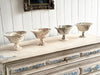 Vintage Pichon d'Uzès Marbled Ceramic Serving Bowl on Stand II
