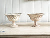 Vintage Pichon d'Uzès Marbled Ceramic Serving Bowl on Stand II