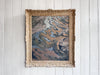 A Large Abstract Acrylic on Paper Artwork by Jean-Pierre Villeneuve in a Montparnasse Frame.