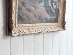 A Large Abstract Acrylic on Paper Artwork by Jean-Pierre Villeneuve in a Montparnasse Frame.